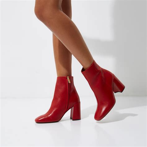 Women's Red Boots 